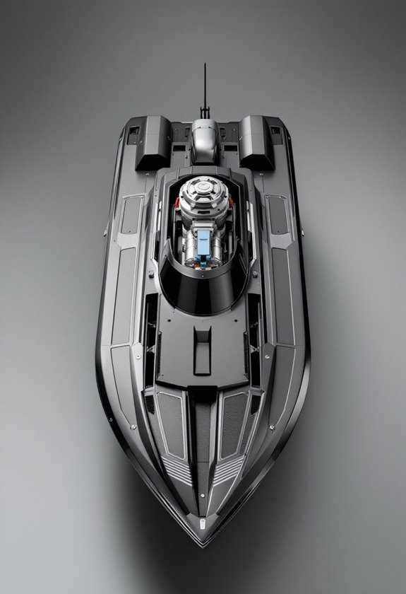 high speed remote controlled boat