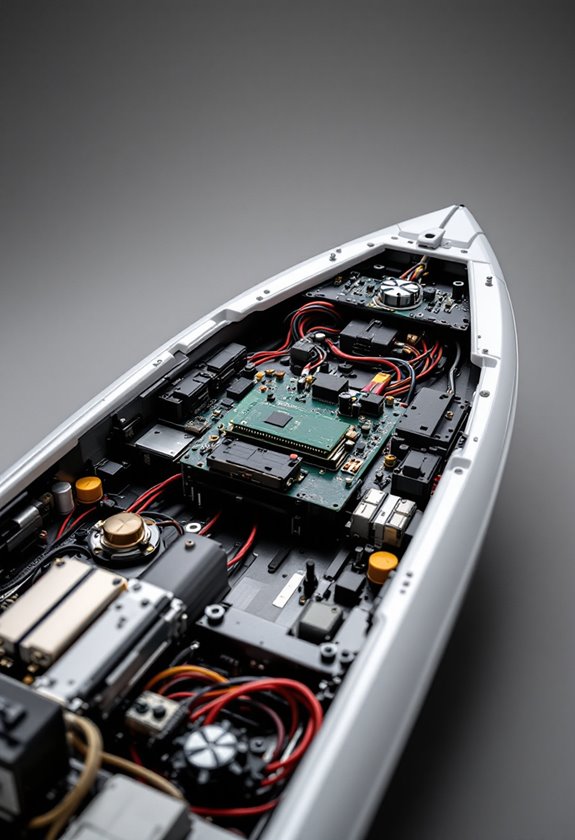 rc submarine electronic components